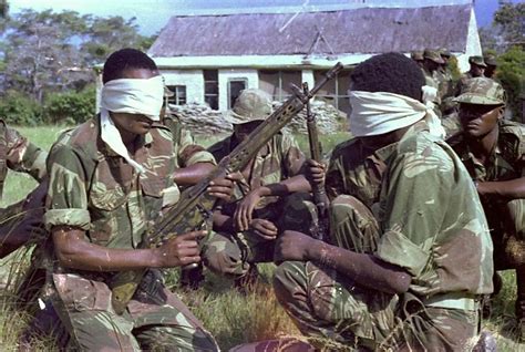 Members Of The Rhodesian African Rifles Learn To