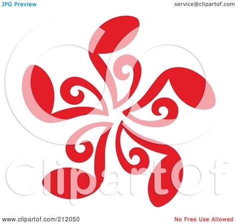 Royalty Free Rf Clipart Illustration Of A Red Music Note