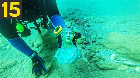 15 Mysterious Artifacts Found Underwater Youtube