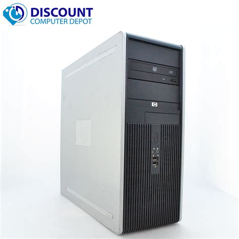 Hp Dc Desktop Pc Computer Tower Windows 10 Intel 18ghz 8gb 1tb