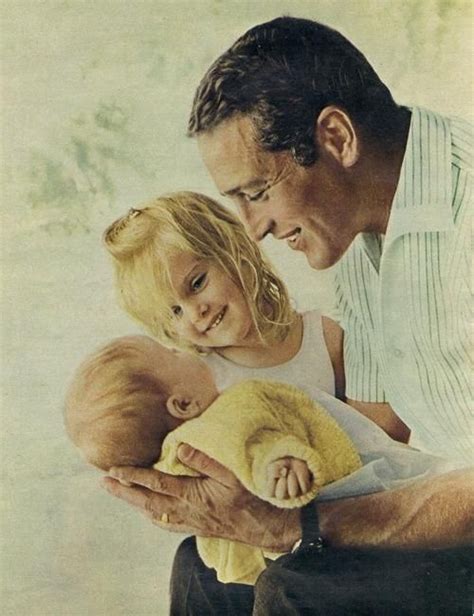 Paul Newman With Daughters Claire And Melissa Paul Newman Paul Newman