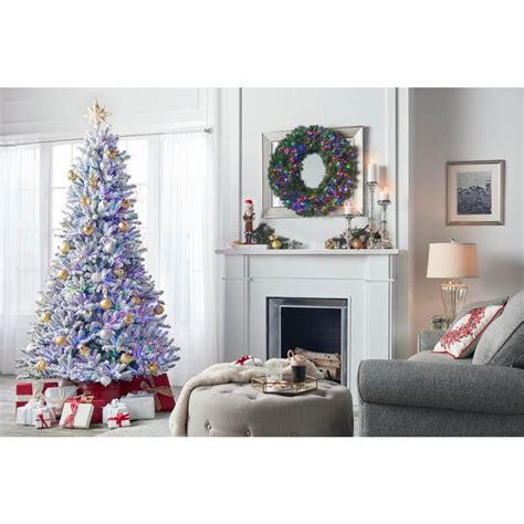 Home Accents Holiday Ft Pre Lit Led Starry Light Warm White And 3780