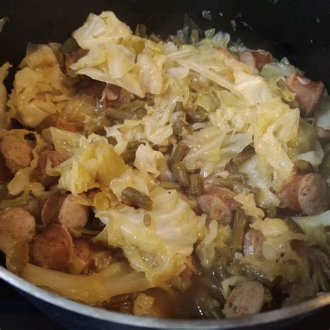 Oklahoma Comfort Food Brats Cabbage And Green Bean Casserole Recipe