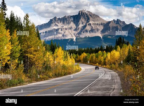 The Rockies In Autumn Jasper National Park Alberta Canada Stock