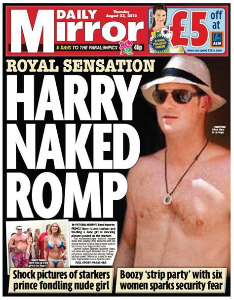 Prince Harry S Nude Las Vegas Photos Forced Palace Media Blackout NZ