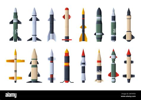 Missiles Collection Military Aircraft Weapon Warhead Explosive