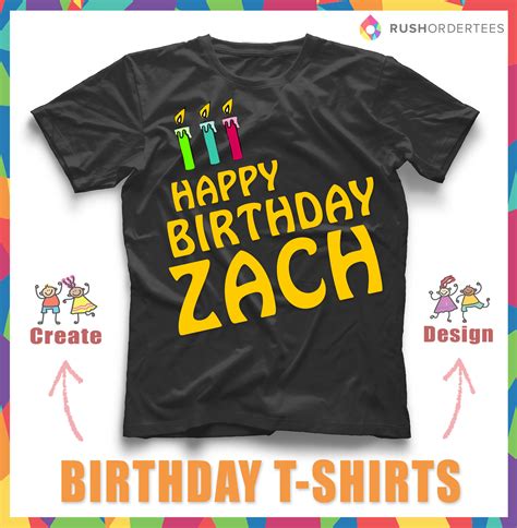 Buy T Shirt Printing Design For Birthday In Stock