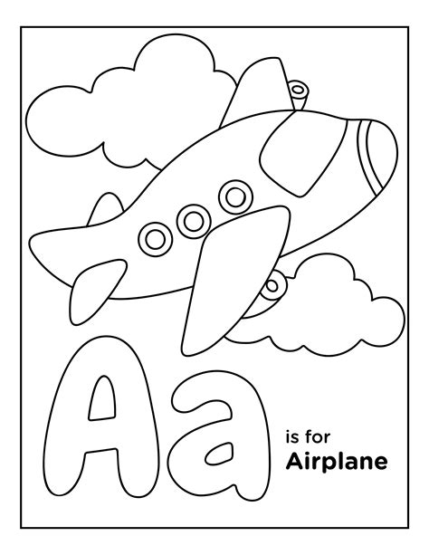 Alphabet Coloring Page In 2020 Alphabet Coloring Pages Images And