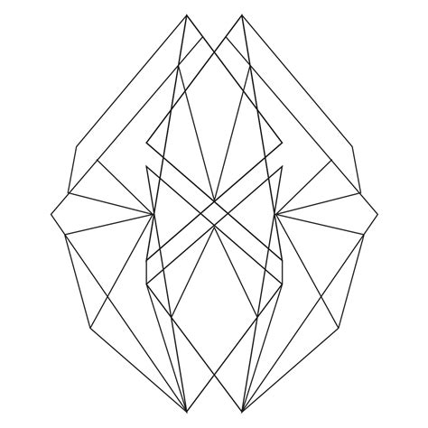 Download Abstract Geometric 1 Coloring Page