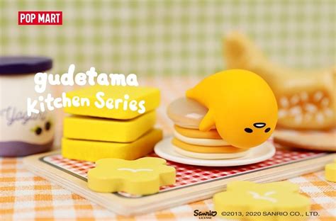 A surprise anime blind box mini figure. GUDETAMA KITCHEN SERIES Blind Box Series from POPMART (Oct ...
