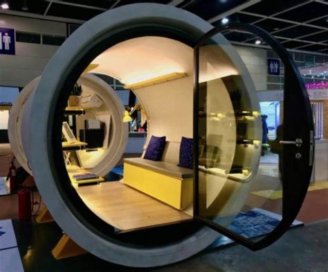 stackable opod tube tiny houses built using concrete water pipes