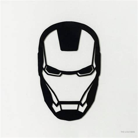 Iron Man 3d Wall Sticker The Logo Man