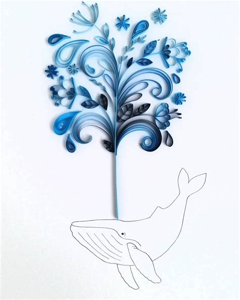 Paper Quilling Bursts From Delicate Line Drawings By Meloney Celliers