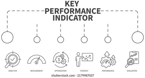 Key Performance Indicator Vector Illustration Concept Stock Vector