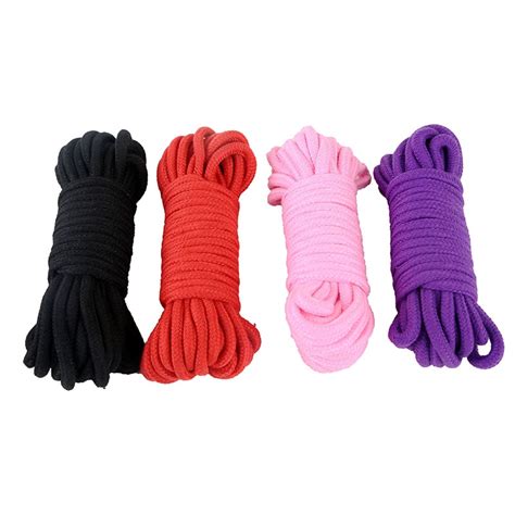 Meters Long Thick Strong Cotton Rope Fetish Sex Restraint Bondage Ropes Harness Flirting Sm