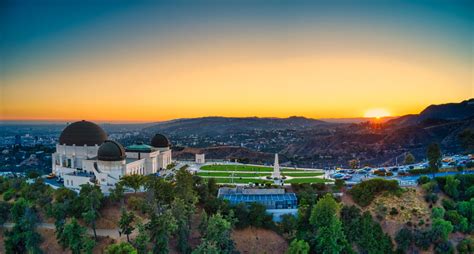 2023 Sunrise And Sunset Griffith Observatory Southern Californias