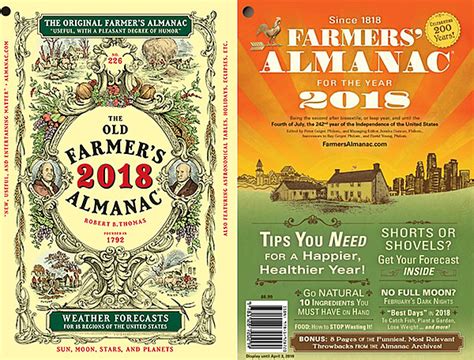 Whats The Difference Between The Old And New Farmers Almanac