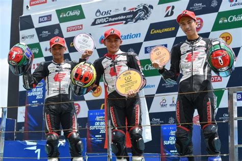 Pebalap Astra Honda Harumkan Nama Indonesia Di Thailand Talent Cup Nmaa