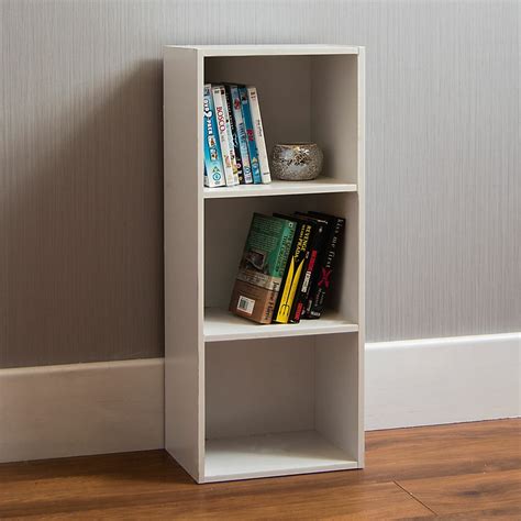 Maybe you would like to learn more about one of these? White 3 Tier Cube Bookcase | Lounge Furniture | HomesDirect365