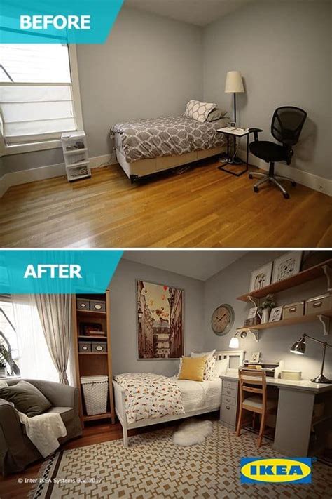 26 Small Bedroom Makeover Ideas That Better Your Day Simphome Small