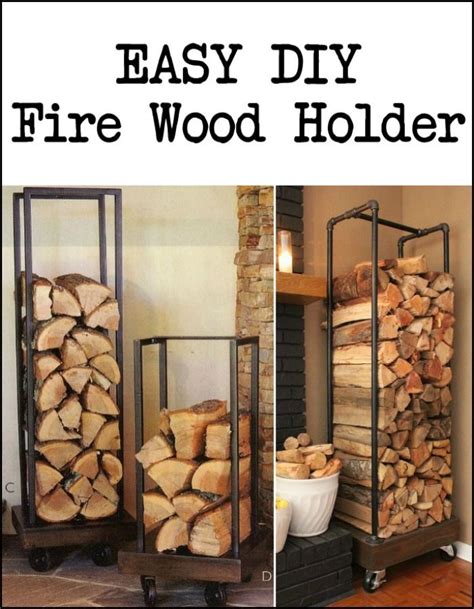Keep it on a diy firewood rack while checking for your fireplace to build a rustic best deals on a big help it on. Build a fire wood holder from plumbing pipes | Firewood ...