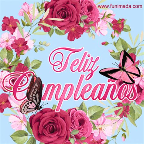 Tarjeta De Felicitación De Feliz Cumpleaños Con Rosas Imagenes Bonitas