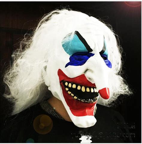 New 2017 Wholesale Scary Zombie Clown Mask Demon Joker Human Adult