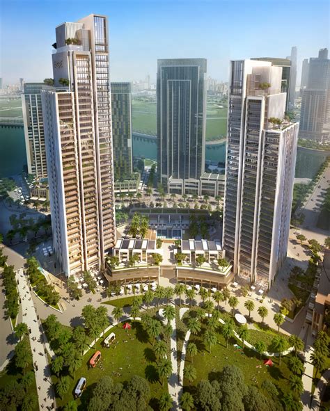 Dubai Creek Harbour Development Island Tower Residential Efp Eurofacade