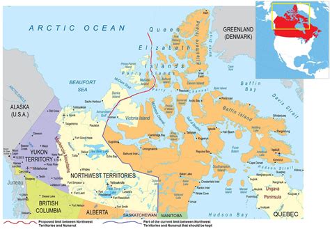 Territorial Adjustments In Northern Canada Proposal Rimaginarymaps