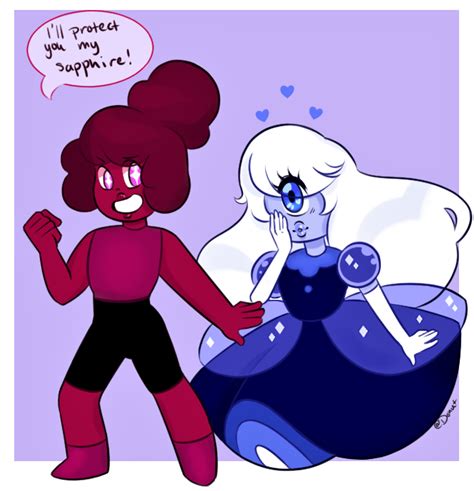 Ruby Protecting Her Sapphire 💙 Stevenuniverse