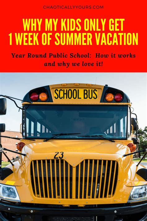 Year Round School How It Works And Why Its Awesome School School