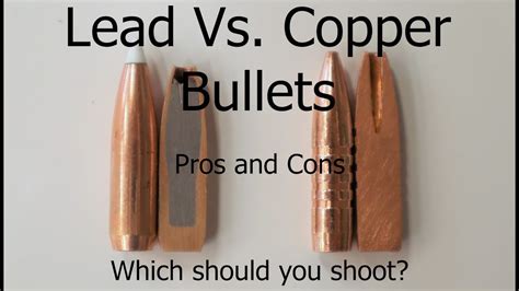 Lead Vs Copper Bullets Youtube