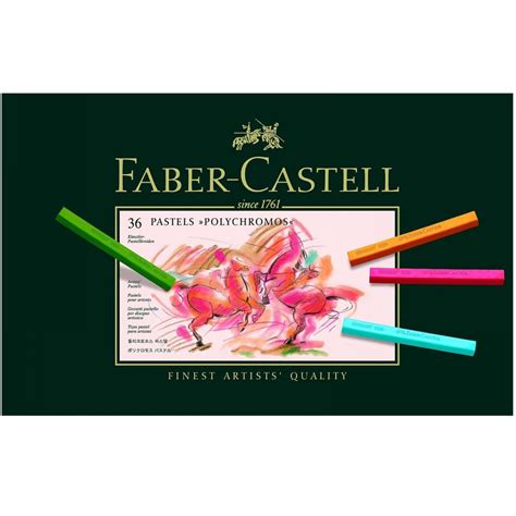 Faber Castell 36 Polychromos Pastel Sticks Art Supplies From Crafty