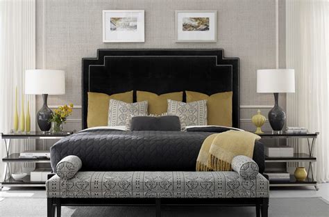 Gorgeous Black And Gold Bedroom Elegant Bedroom Art Deco Bedroom