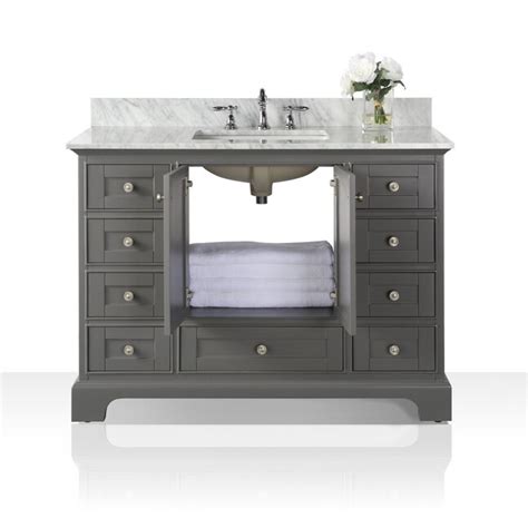 Ancerre Designs Audrey 48 In Sapphire Gray Undermount Single Sink