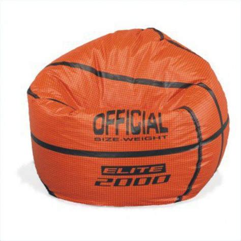 The inviting orange bean bag will create the perfect setting for watching tv, playing games, or just for relaxing. Sports Vinyl Basketball Bean Bag | Sports vinyl, Basketball, Vinyl