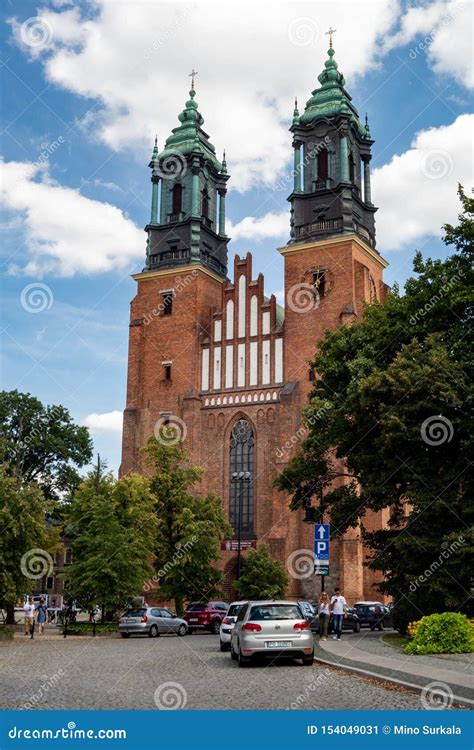 The Red Brick Building Of Cathedral Of Saint Peter And Paul Bazylika