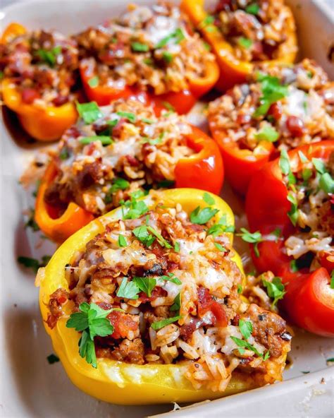 Hot Italian Sausage Stuffed Peppers By Girlwiththeironcast Quick