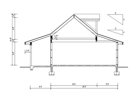 Roof Detail Elevation 2d View Layout Autocad File Cadbull