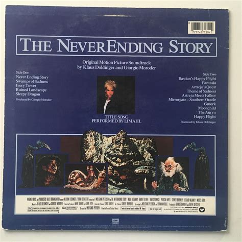 The Neverending Story Original Motion Picture Soundtrack Lp Etsy