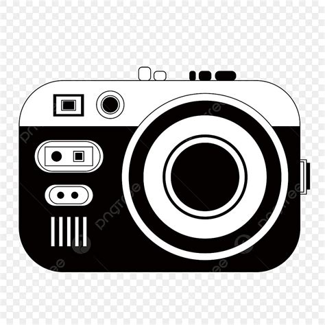 Gambar Kamera Clipart Hitam Dan Putih Seni Klip Kamera Kamera Digital