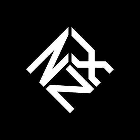 Nxn Letter Logo Design On Black Background Nxn Creative Initials