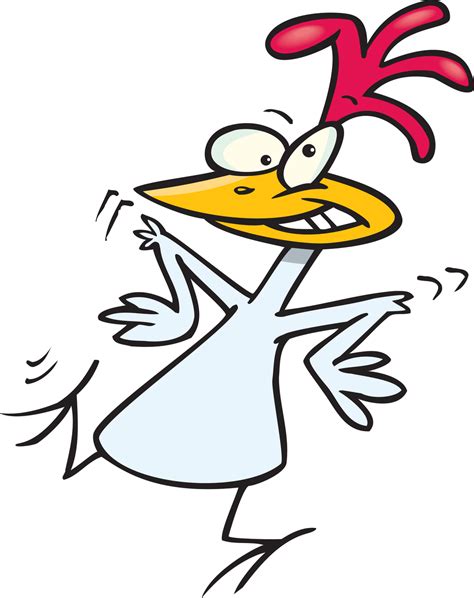 cartoon crazy chicken drawing free image download