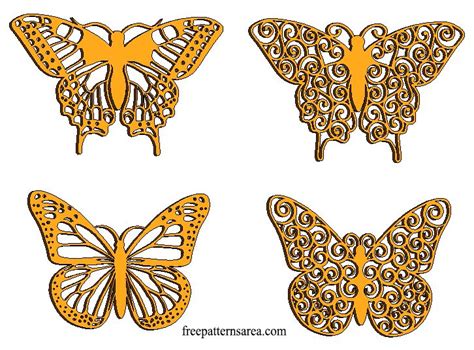 Butterfly Swirl Clipart Vector Files | FreePatternsArea | Butterfly