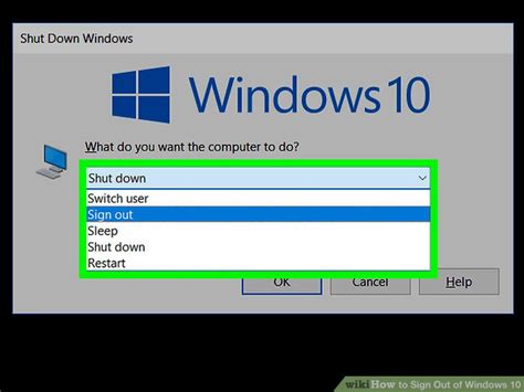 4 Ways To Sign Out Of Windows 10 Wikihow