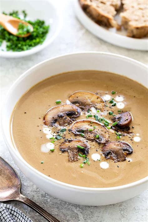 Creamy Mushroom Soup Recipe Jessica Gavin