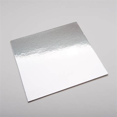 Cake Board Square Silver 12″ 3mm Bakers Box Me