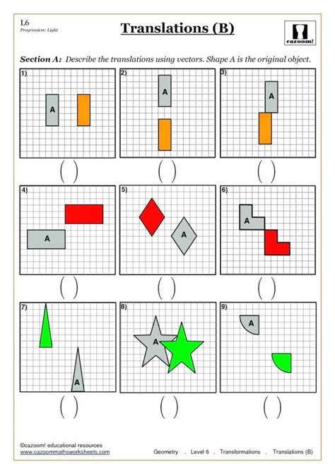 Reflections Geometry Worksheets Math Reflection Questions — Db