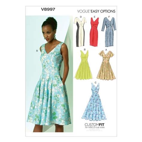 Vogue Pattern Misses Dress V8997 The Ribbon Rose