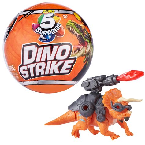 5 Surprise Dino Strike Surprise Mystery Battling Collectible Dino By